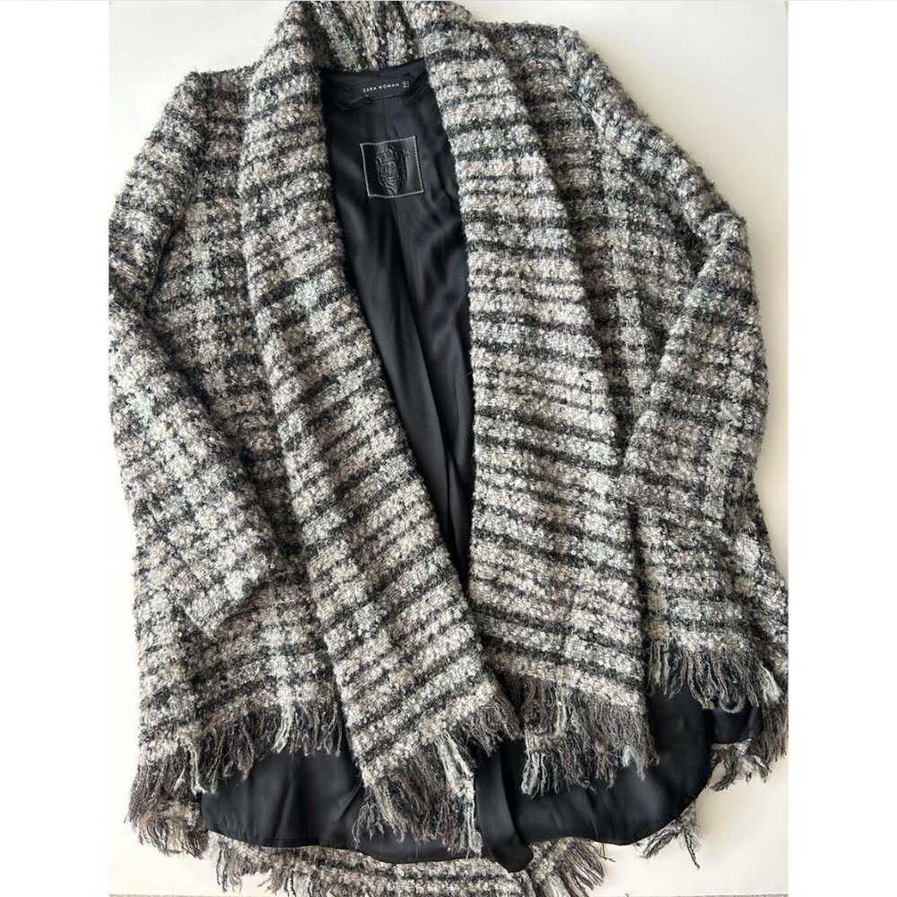 Zara Fuzzy Wool Winter Coat